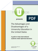 The Advantages and Disadvantages of University Study in The United States