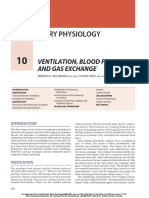 Respiratory Physiology: Ventilation, Blood Flow, and Gas Exchange