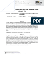 Vision Light: Um Instrumento de Auxílio Na Locomoção de Deficientes Visuais