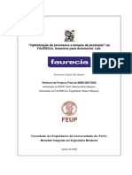 Optimização de Processos e Tempos de Produção Na FAURECIA, Assentos para Automóvel, Lda.