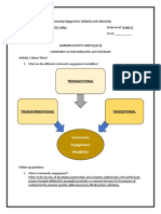 Transactional: Community Engagement, Solidarity and Citizenship