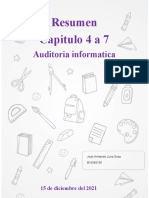 Auditoria informatica capítulos 4-7