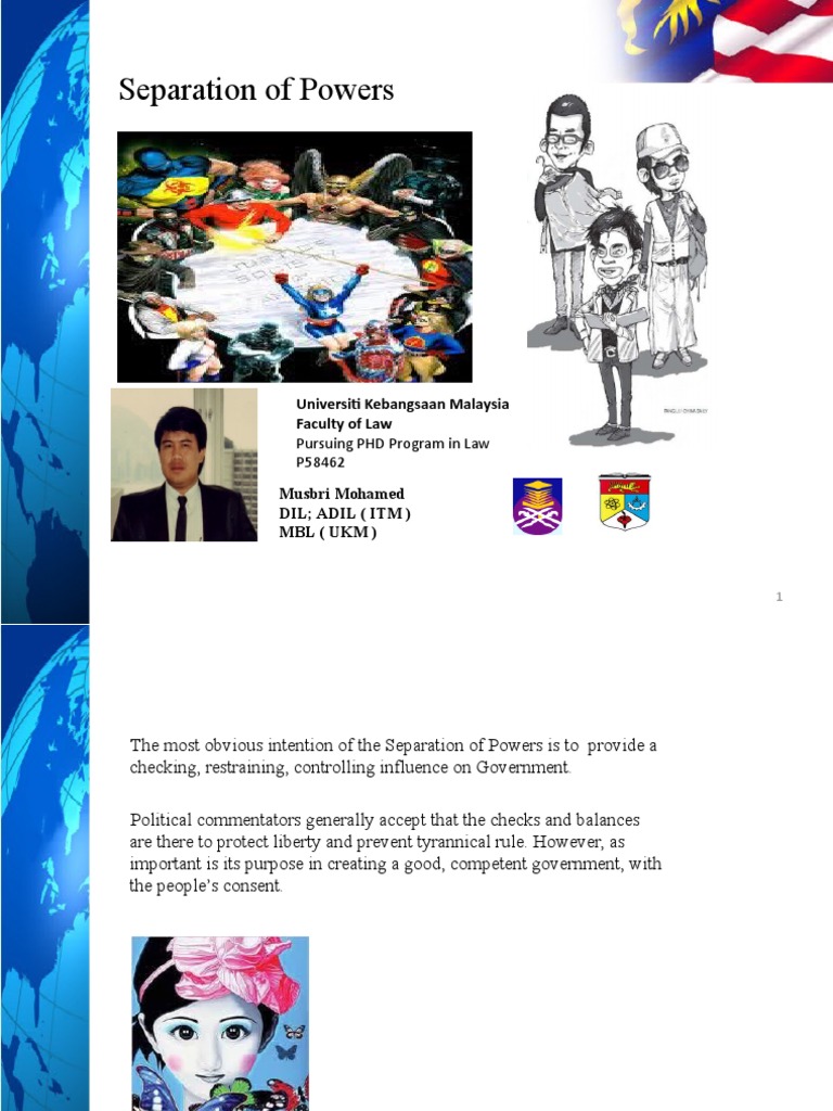 Separation of Powers: Universiti Kebangsaan Malaysia Faculty of Law ...