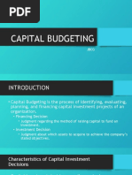 Chapter 15 Capital Budgeting