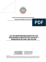 Ley de Responsabilidades de los Servidores Públicos del Estado y Municipios de San Luis Potosí