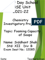 Chemistry Investigatory Siddhant