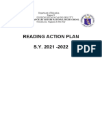 Reading Action Plan S.Y. 2021 - 2022: Angeles Sisters National High School