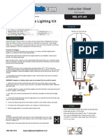 Motorcycle Engine Lighting Kit: Instruction Sheet