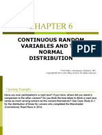 Continuous Random Variables and The Normal Distribution: Prem Mann, Introductory Statistics, 9/E