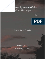 Portents by Jessica Zafra A Written Report: Grace Juno G. Sibit