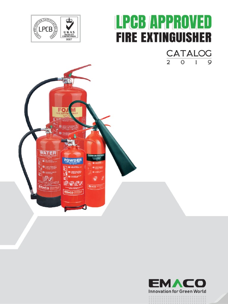 EMACO LPCB Approved Fire Extinguisher Catalog v2.0 d31.10.18 HiRes | PDF