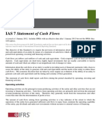 IAS 7 Statement of Cash Flows: Technical Summary