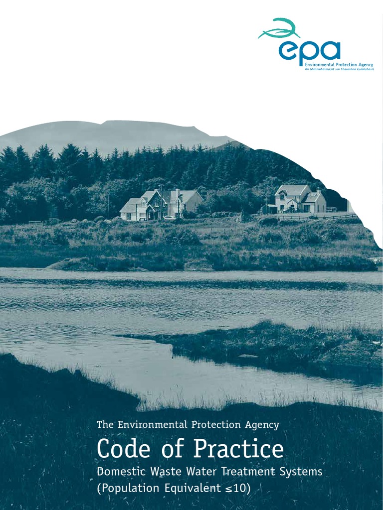 Code of Practice WWTP - EPA Ireland | PDF | Sewage Treatment | Septic Tank