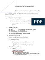 Semi-Detailed Lesson Plan in Science Grade 6: Questions To Ask