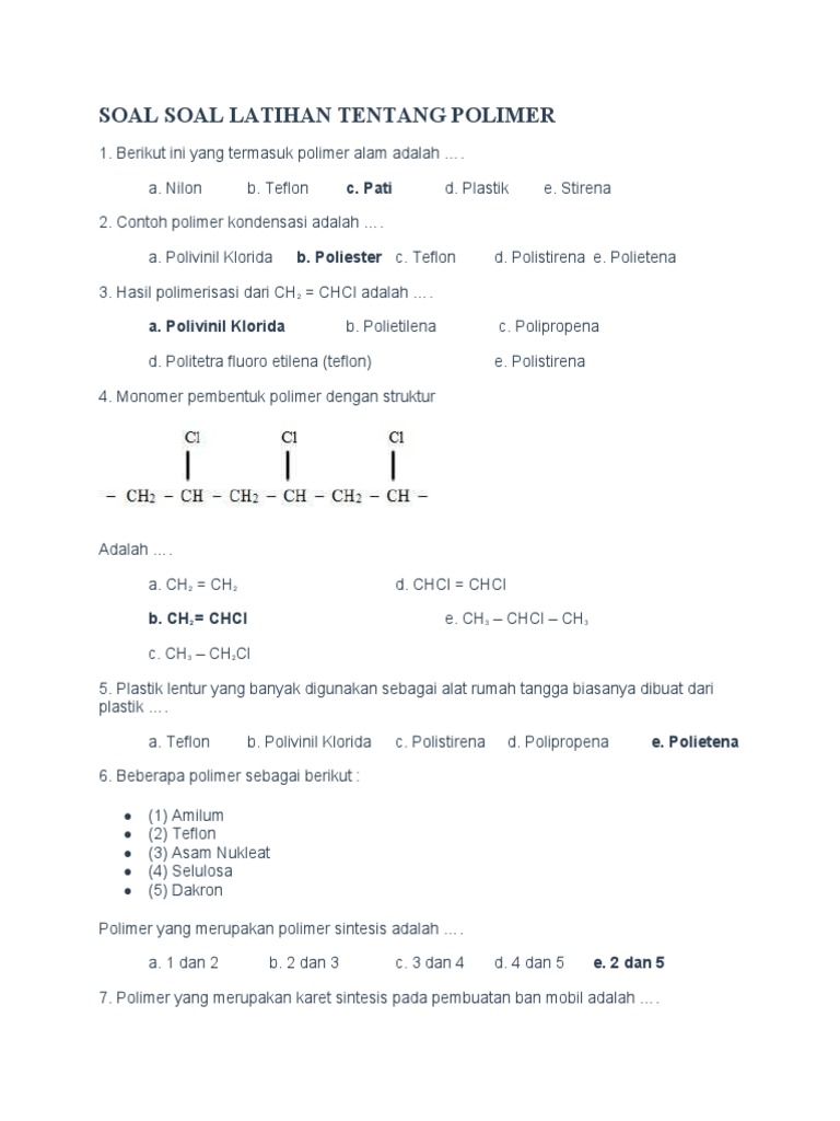 Kunci Jawaban Latsol Di Word Kimia PDF