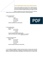 Ejercicios y Problemas de Programacion Lineal Por El Metodo Grafico Cilene