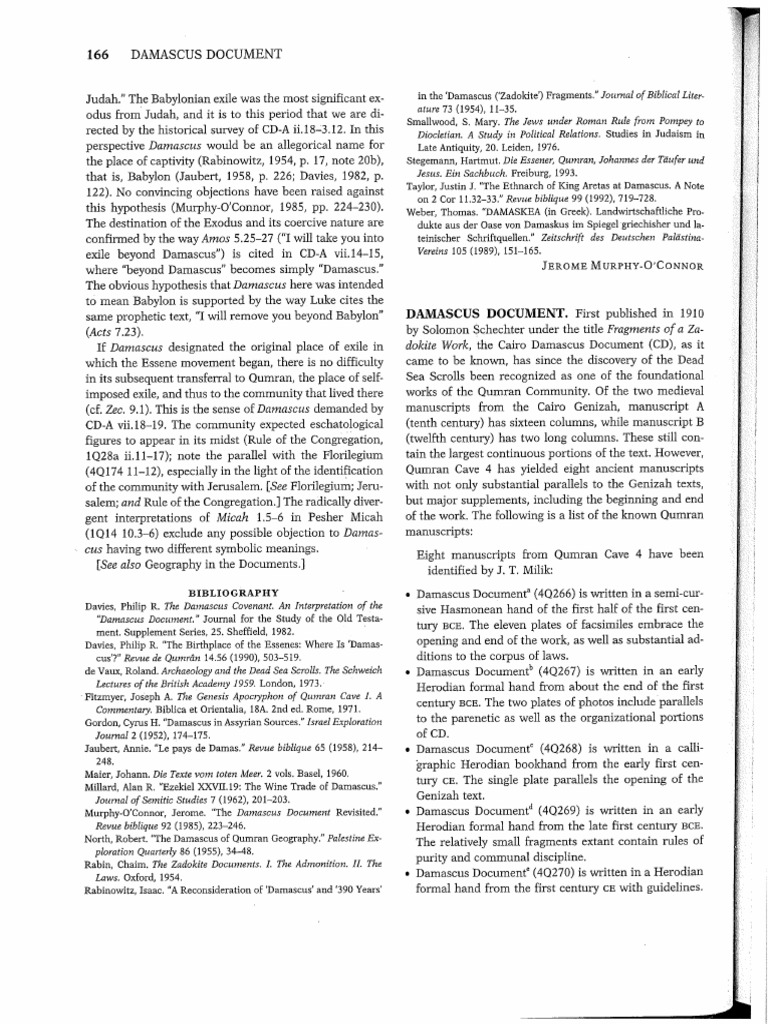 Damascus Document PDF