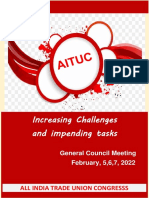 Meet the Challenges: AITUC General Council Meeting Highlights Impending Tasks