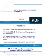 (Materi 5) Case Management of SARI COVID-19 at District Hospitals Without An ICU 18march