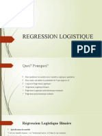 REGRESSION LOGISTIQUE Presentation