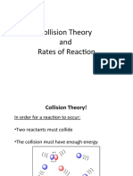 Collision Theory and Rates of Reaction