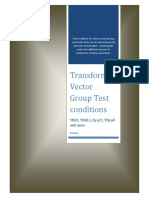 Transformer Vector Group Test Conditions: Ynd1, Ynd11, Dyn11, Ynyn0 and More