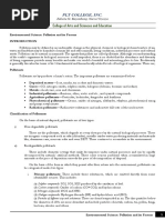 Environmental Science Pollution and Its Factors