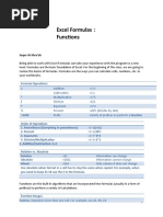 101 Most Popular Excel Formulas | PDF | Microsoft Excel | Spreadsheet