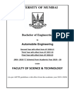 Automobile Engineering Syllabus Sem III Mumbai University