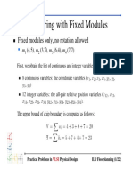 I. Floorplanning With Fixed Modules