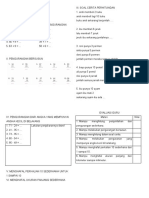 Soal Ulangan 1 - Kelas 1 SD