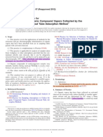 Analysis of Organic Compound Vapors Collected by The Activated Charcoal Tube Adsorption Method