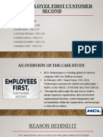 Hcl-Employee First Customer Second: Group Members