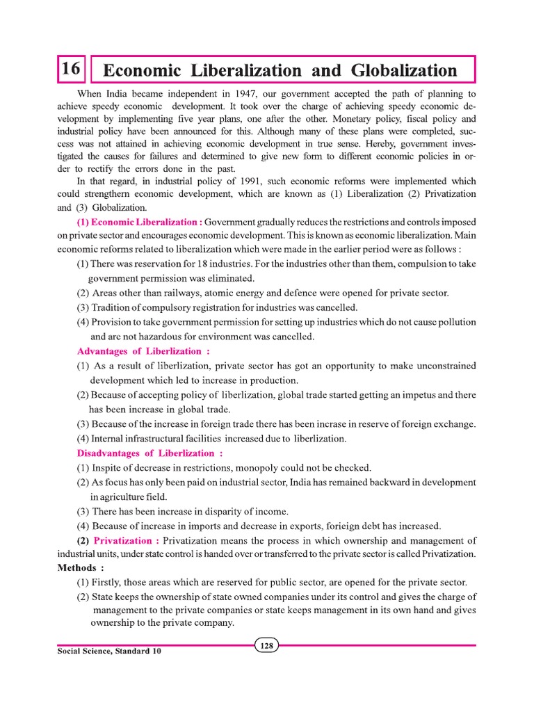 GSEB Board Class 10 Social Science Chapter 16 English | PDF