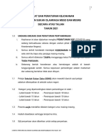 Syarat Peraturan OLAHRAGA MSSD MSSNS 2021