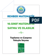 Sayma Ve Olasılık - 10 SINIF - 01