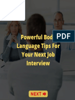 Powerful Body Language Tips For Your Next Job Interview
