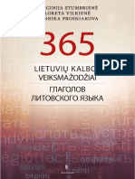 365 Glagolov Litovskogo Yazyka PDF