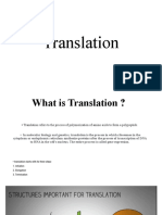 What Is Translation Biology Class 12th