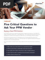 Five Critical Questions To Ask Your PPM Vendor-WP944LTREN