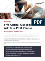 Five Critical Questions To Ask Your PPM Vendor-WP944LTREN