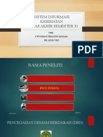 Sistem Informasi Kesehatan (Tugas Akhir Semester 3) : Oleh: I Nyoman Triagus Jatiasa PK 115 017 015