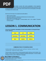 GPCom Lesson 1 Communication