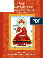 Karma Chakme's Mountain Dharma Vol 1