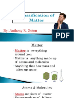 Classification of Matter