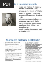 Bakhtin e a teoria dos gêneros textuais