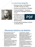 A influência de Bakhtin na abordagem da leitura crítica nas DCE-PR