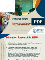 Education: Education, Science and Skills Development