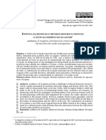 Adriano Filho, J. Estética Da Recepção e Métodos Histórico-Críticos - o Texto Da Perspectiva Do Leitor