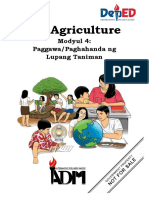 EPP4 Agriculture Modyul 4 Paggawa Paghahanda NG Lupang Taniman